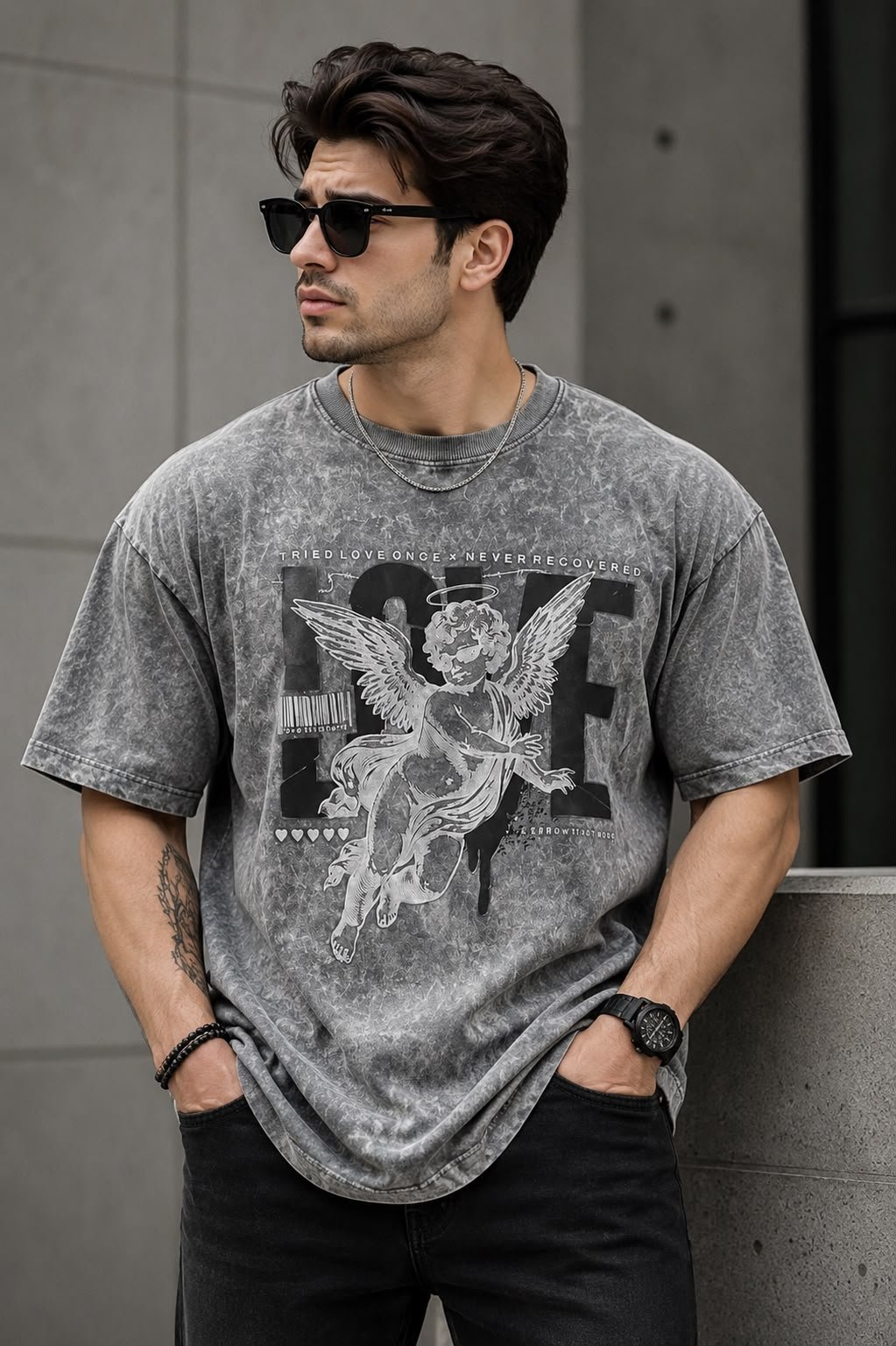 Premium Drop solder Printed T-Shirt